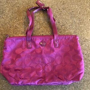 Coach small duffel bag